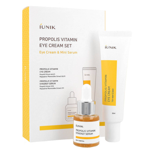 iUNIK - Propolis Vitamin Eye Cream Set - Odżywczy Zestaw do Skóry Dojrzałej