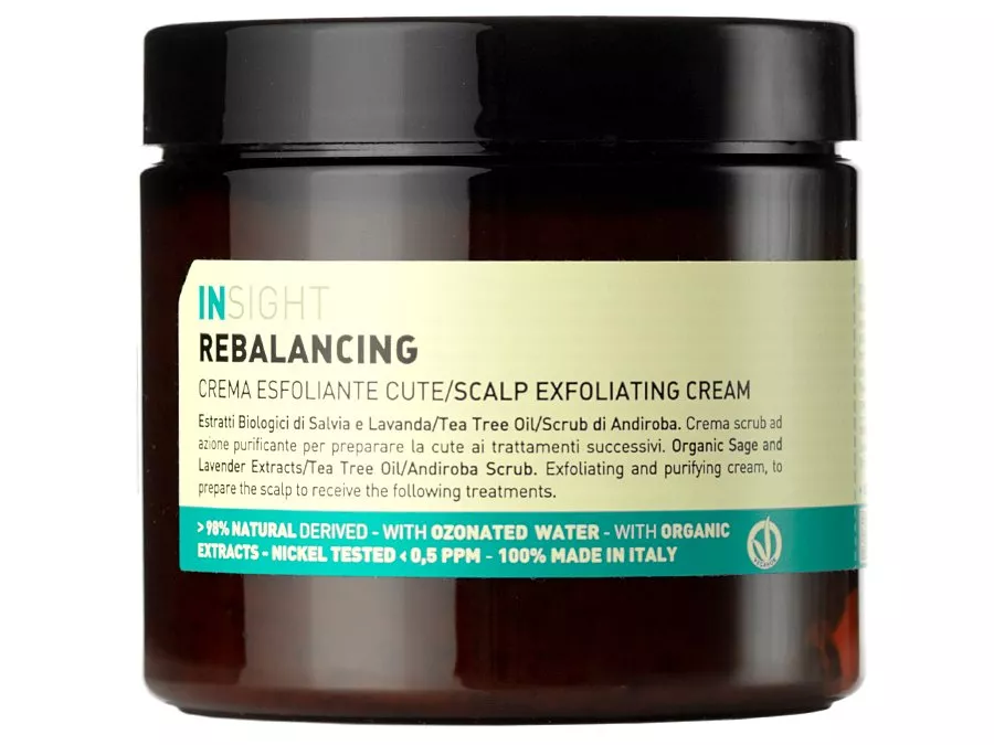 Insight - Rebalancing - Scalp Exfoliating Cream - Peeling Normalizujący  Sebum do Skóry Głowy - 180ml | Sklep Cosibella.pl