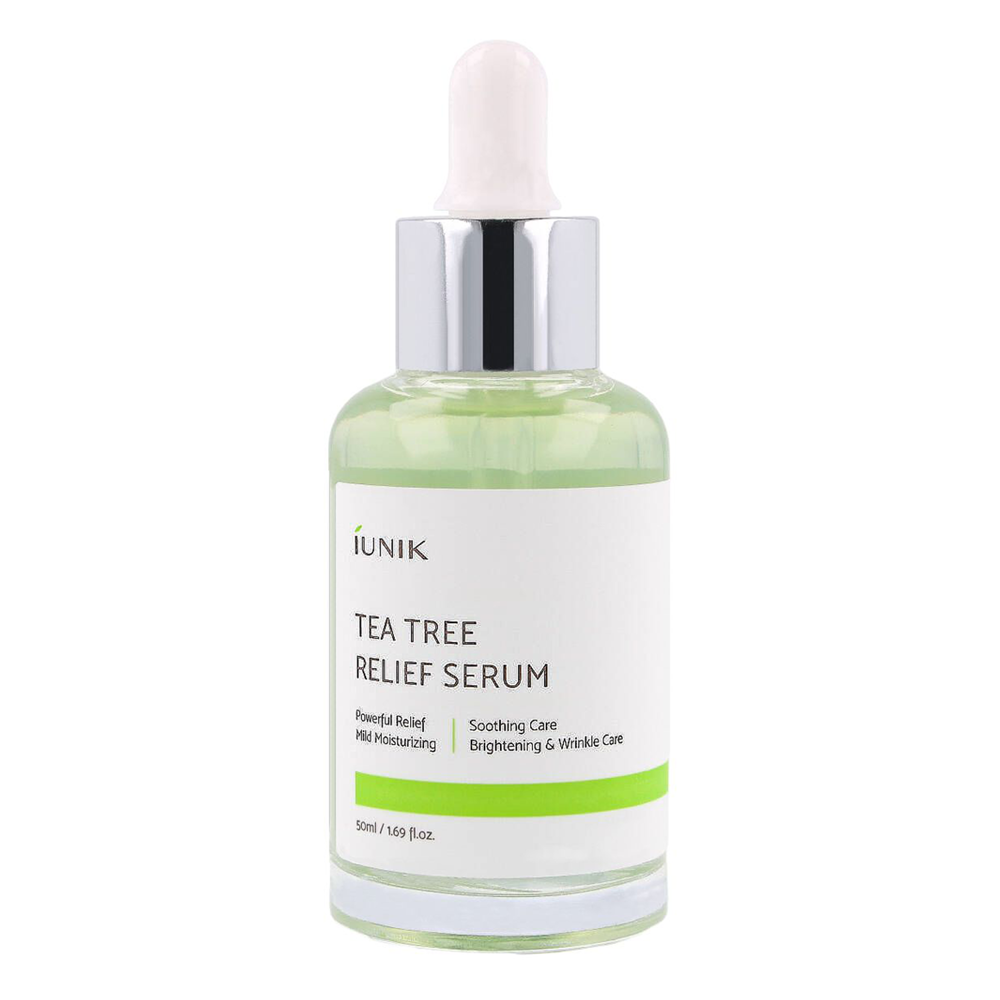  iUNIK - Tea Tree Relief Serum - Serum Dla Cery Problematycznej z Wodą z Drzewa Herbacianego - 50ml