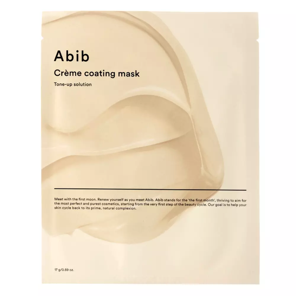 Abib - Crème Coating Mask Cooling Solution - Chłodząca Maska w Płachcie - 17g