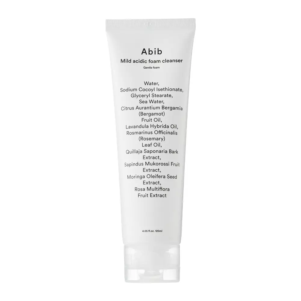 Abib - Mild Acidic Foam Cleanser Gentle Foam - Delikatna Pianka do Mycia Twarzy - 120ml