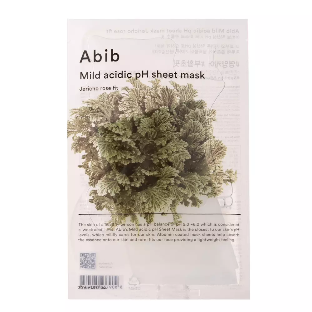 Abib - Mild Acidic pH Sheet Mask Jericho Rose Fit - Delikatna Maska w Płachcie - 30ml