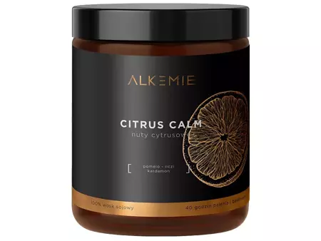Alkmie - Citrus Calm - Świeca Sojowa - 180ml