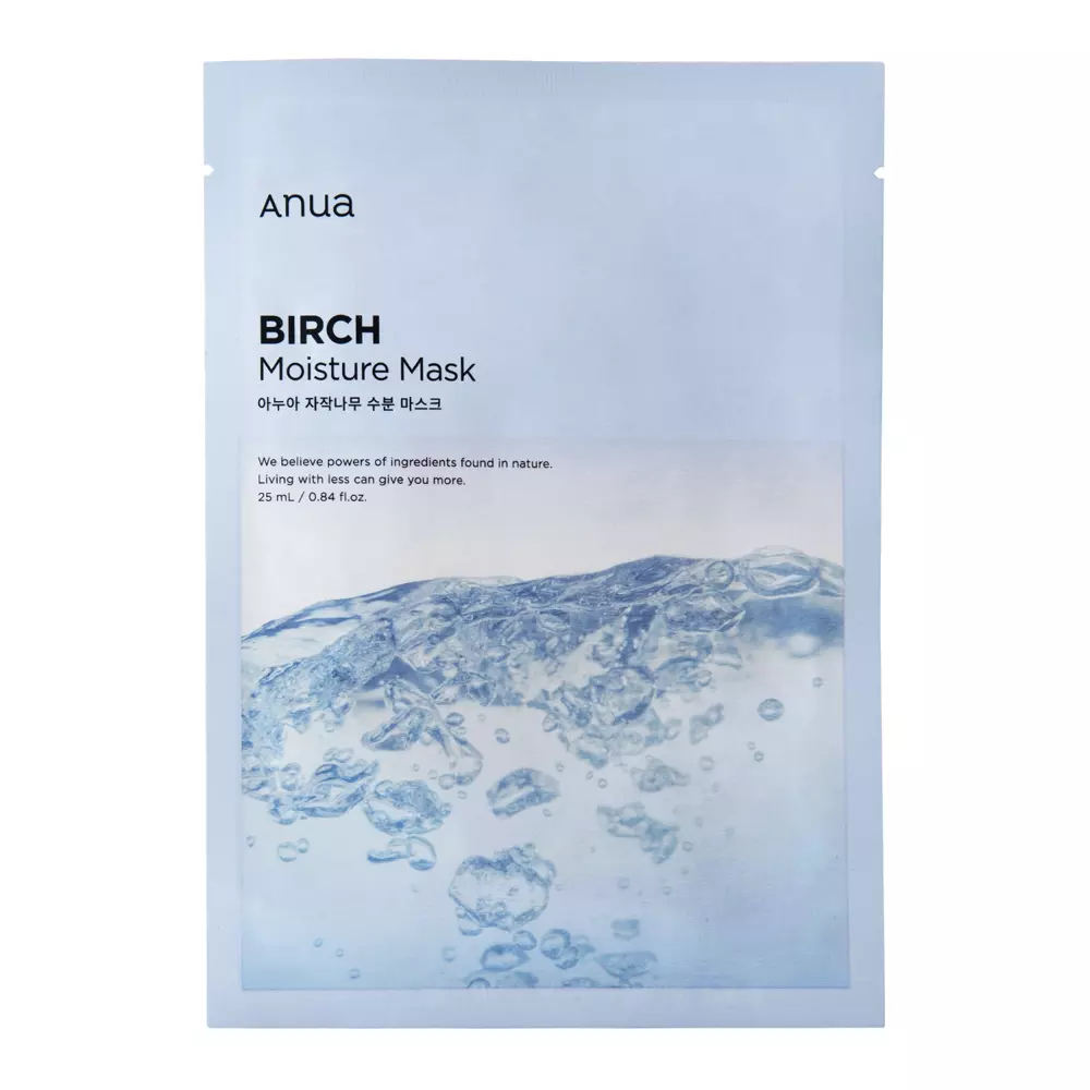 Anua - Birch Moisture Mask - Nawilżająca Maska w Płachcie - 25ml