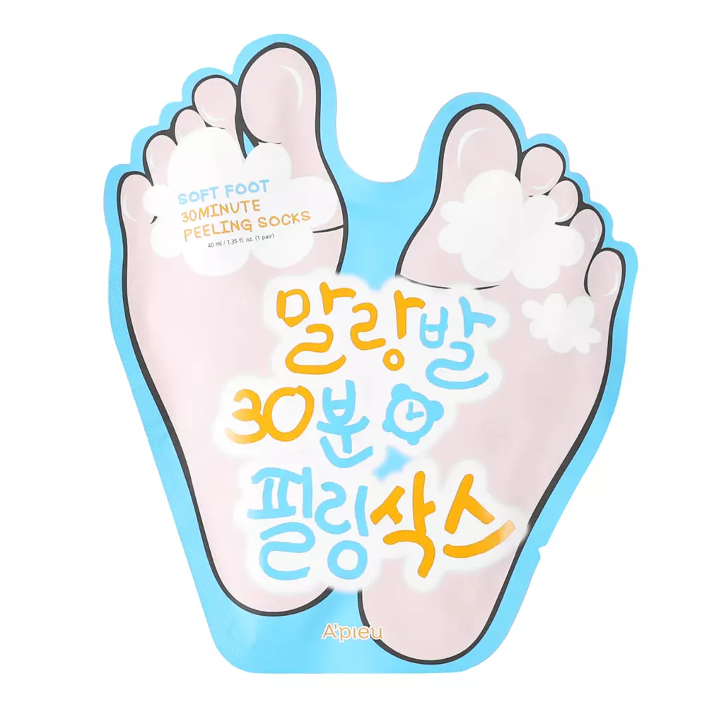 A'pieu - Soft Foot Peeling Socks - Skarpetki Złuszczające do Stóp - 40ml