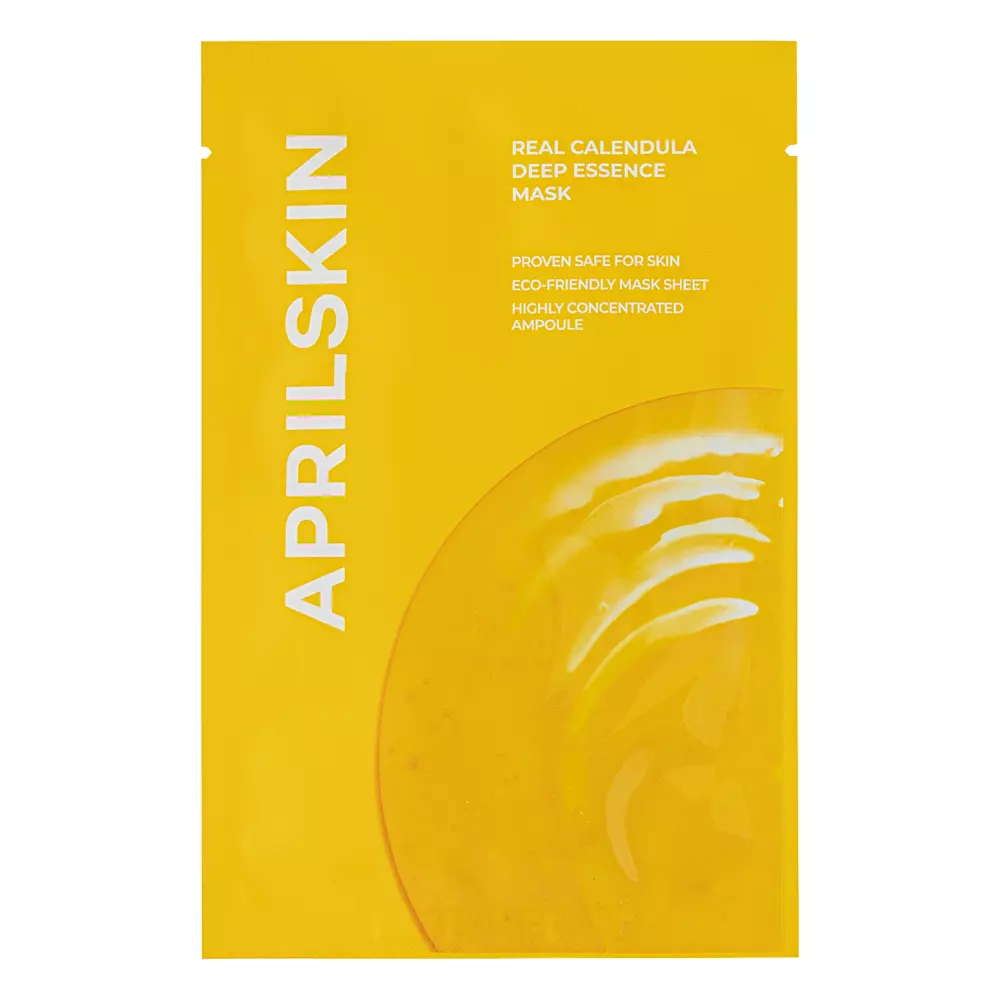 Aprilskin - Real Calendula Deep Essence Mask - Maseczka z Esencją z Nagietka - 20g