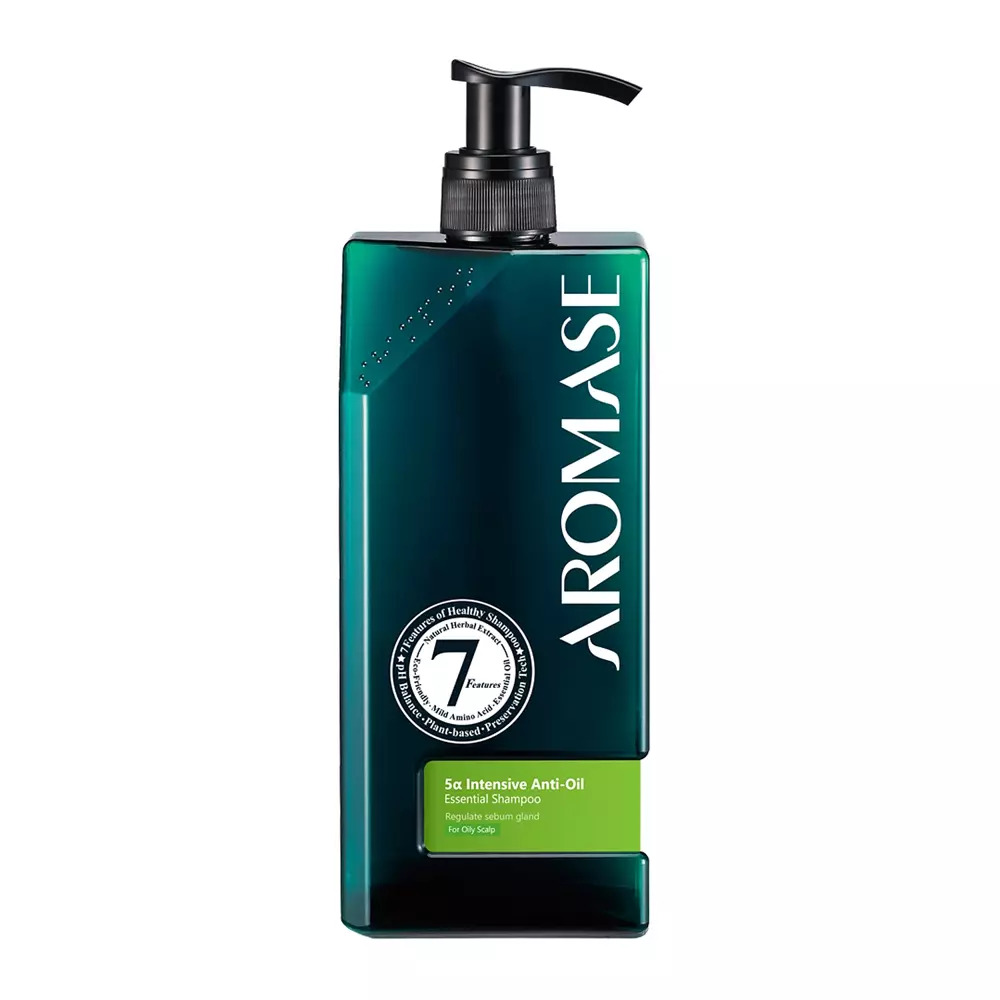 Aromase - 5α Intensive Anti-Oil Essential Shampoo - Szampon do Przetłuszczającej się Skóry Głowy - 400ml