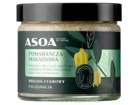 Asoa - Peeling Pomarańcza-Makadamia - 250ml