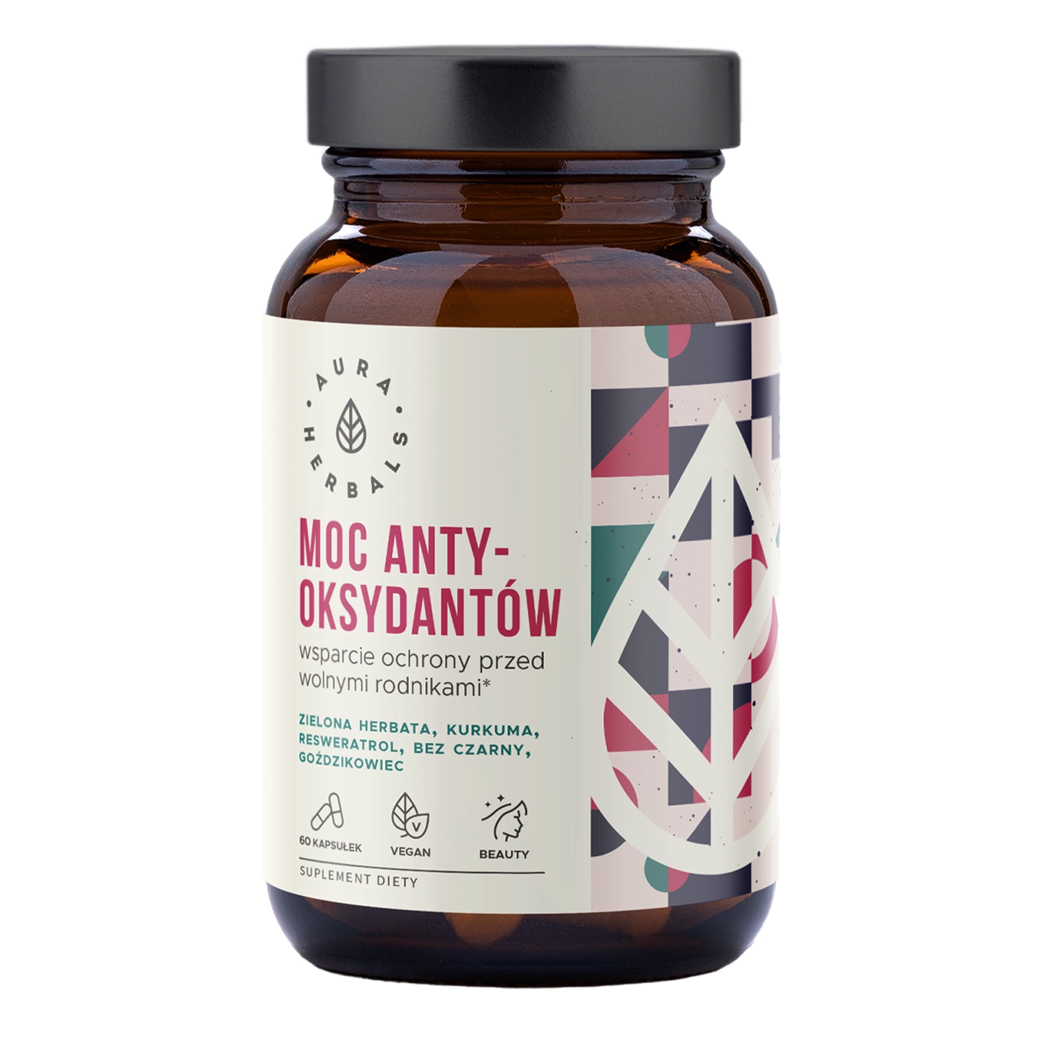 Aura Herbals - Moc Antyoksydantów - Kapsułki - 60 szt