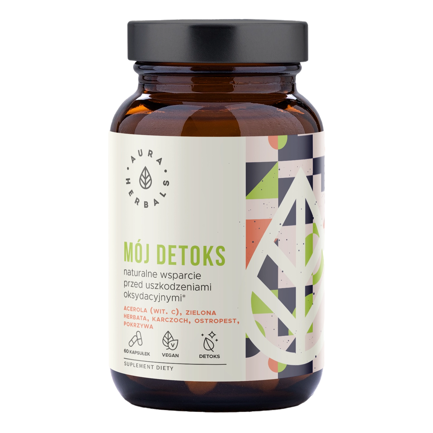 Aura Herbals - Mój Detoks Naturalne Wsparcie przed Uszkodzeniami Oksydacyjnymi - Kapsułki - 60szt