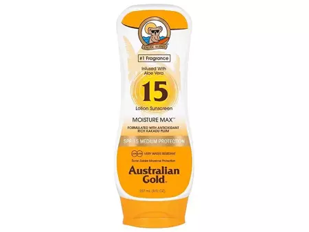 Australian Gold - Lotion Sunscreen Moisture Max SPF15 - Krem Przeciwsłoneczny - 237ml