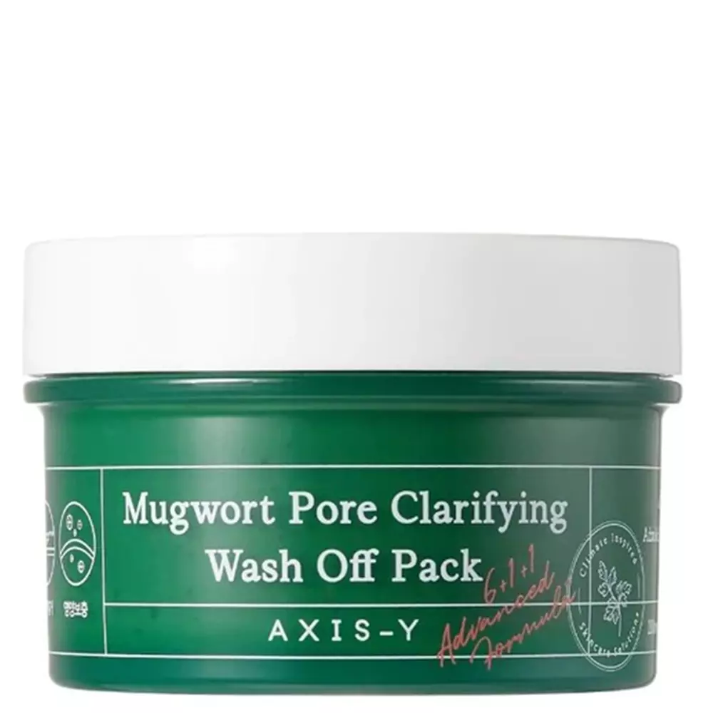 Axis-y - Mugwort Pore Clarifying Wash Off Pack - Oczyszczająca Maska do Twarzy z Bylicą - 100ml