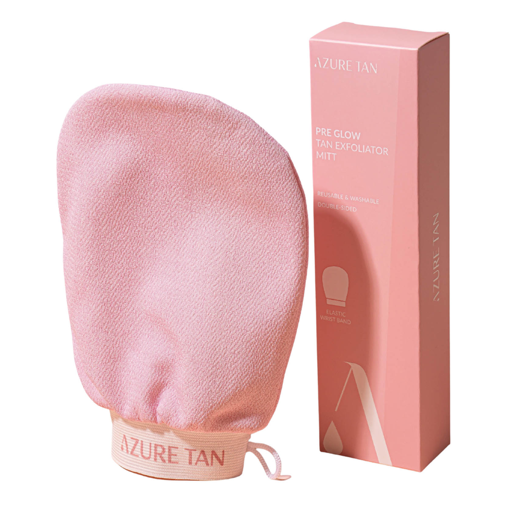 Azure Tan - Pre Glow Tan Exfoliating Mitt - Rękawica Peelingująca