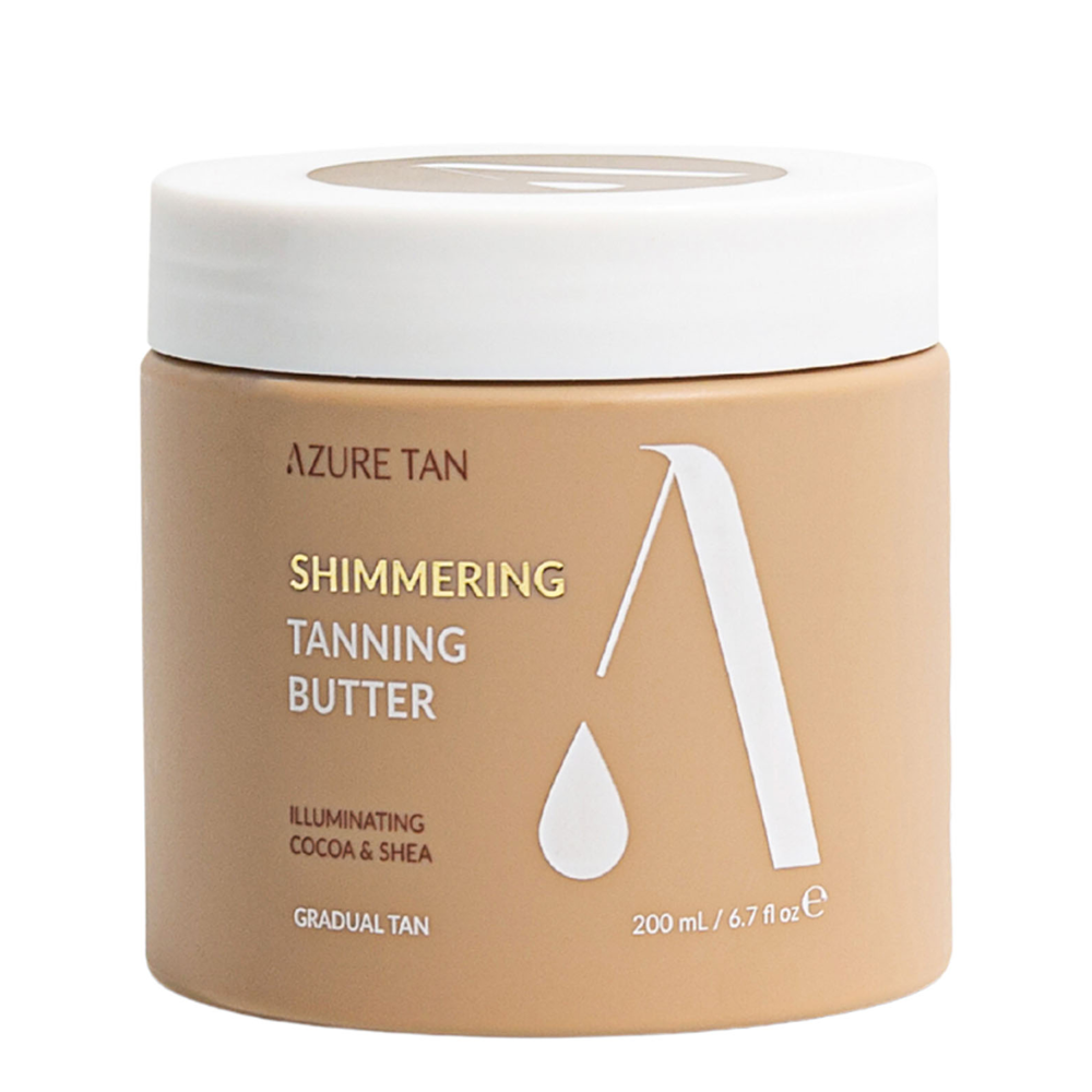 Azure Tan - Shimmering Tanning Butter - Stopniowo Opalające Rozświetlające Masło do Ciała - 200ml