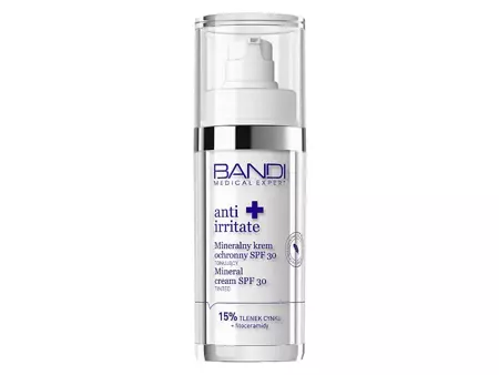 Bandi - Medical Expert - Anti Irritate - Mineral Cream SPF30 Tinted - Mineralny Krem Ochronny Tonujący - 30ml