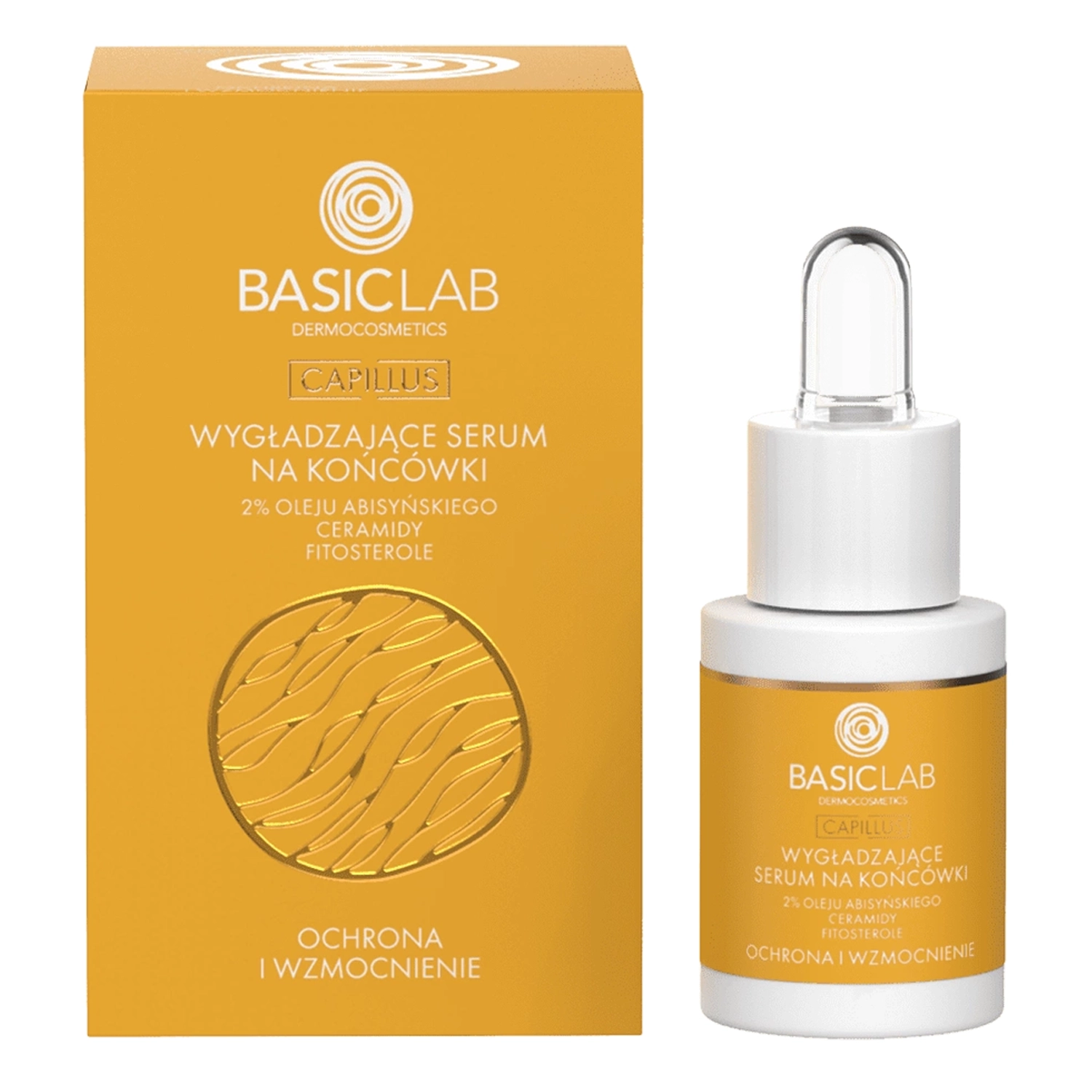 BasicLab - Capillus - Wygładzające Serum na Końcówki - 15ml