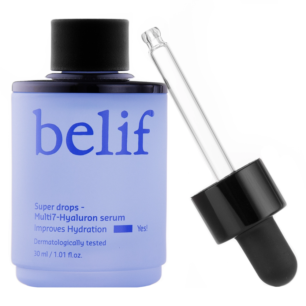 Belif - Super Drops Multi7 Hyaluron Serum - Nawilżające Serum do Twarzy - 30ml