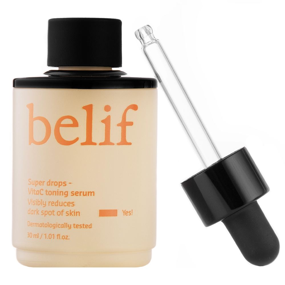 Belif - Super Drops VitaC Toning Serum - Rozjaśniające Serum do Twarzy - 30ml