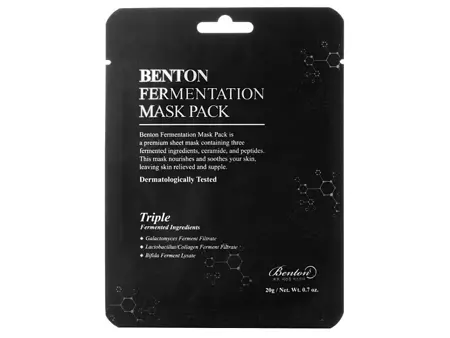 Benton - Fermentation Mask Pack - Wzmacniająco-Nawilżająca Maska w Płachcie - 23g