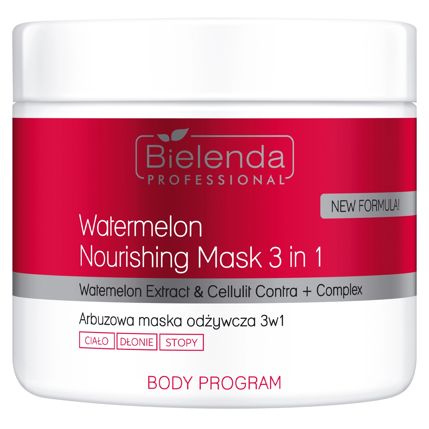 Bielenda Professional - Body Program - Arbuzowa Maska Odżywcza 3 w 1 - 600ml