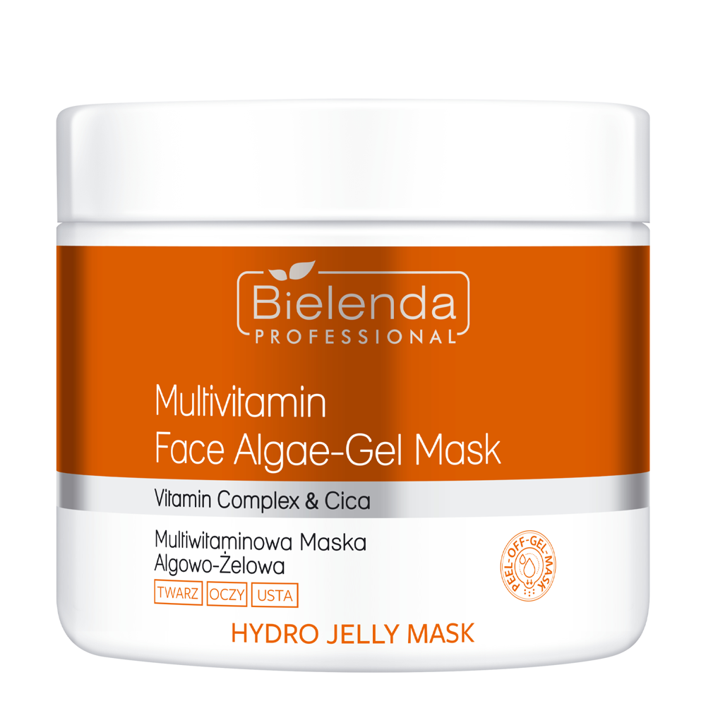 Bielenda Professional - Hydro Jelly Mask - Rozświetlająca Multiwitaminowa Maska Algowo-Żelowa  -190g