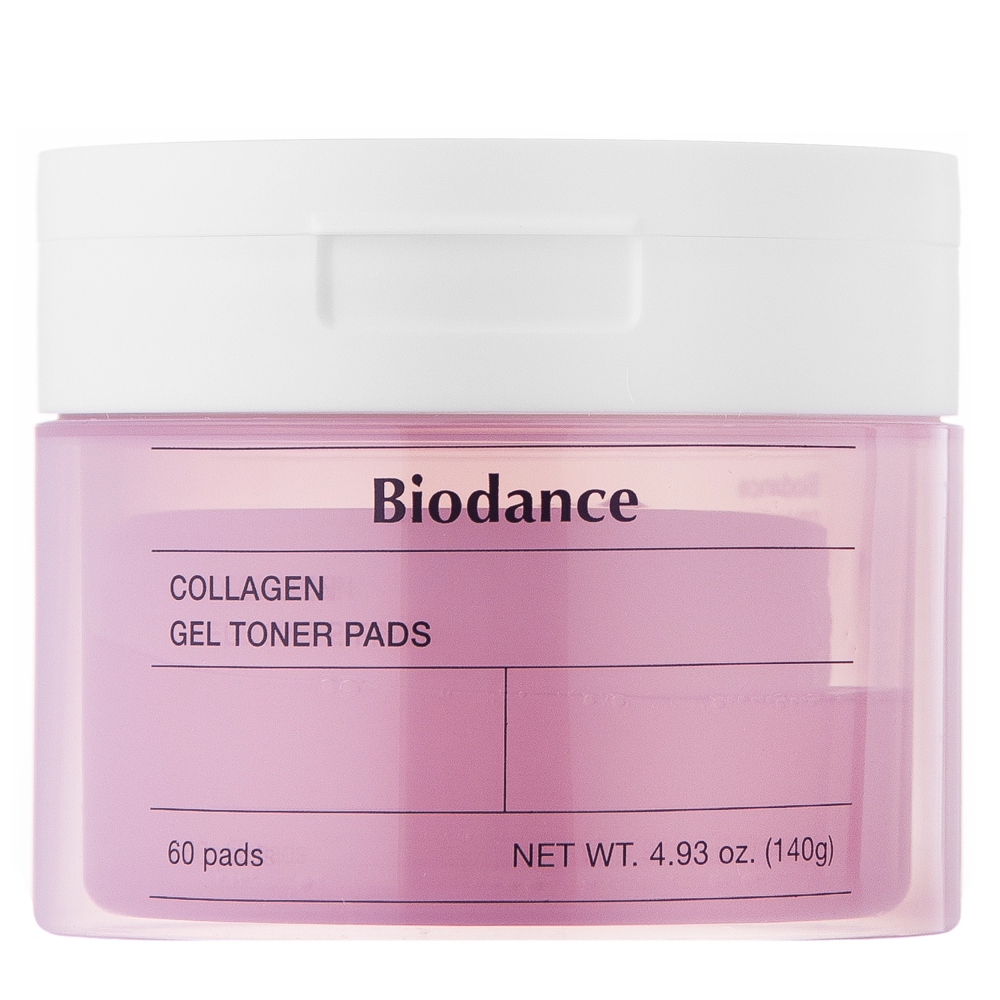 Biodance - Collagen Gel Toner Pads - Ujędrniające Płatki Kolagenowe do Twarzy - 60szt