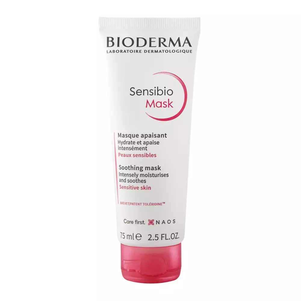 Bioderma - Sensibio Mask - Intensywnie Kojąca i Nawilżająca Maseczka dla Skóry Wrażliwej - 75ml