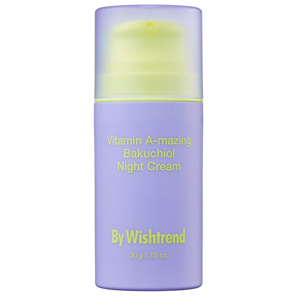 By Wishtrend - Vitamin A-mazing Bakuchiol Night Cream - Krem do Twarzy na Noc z Witaminą A i Bakuchiolem - 30ml