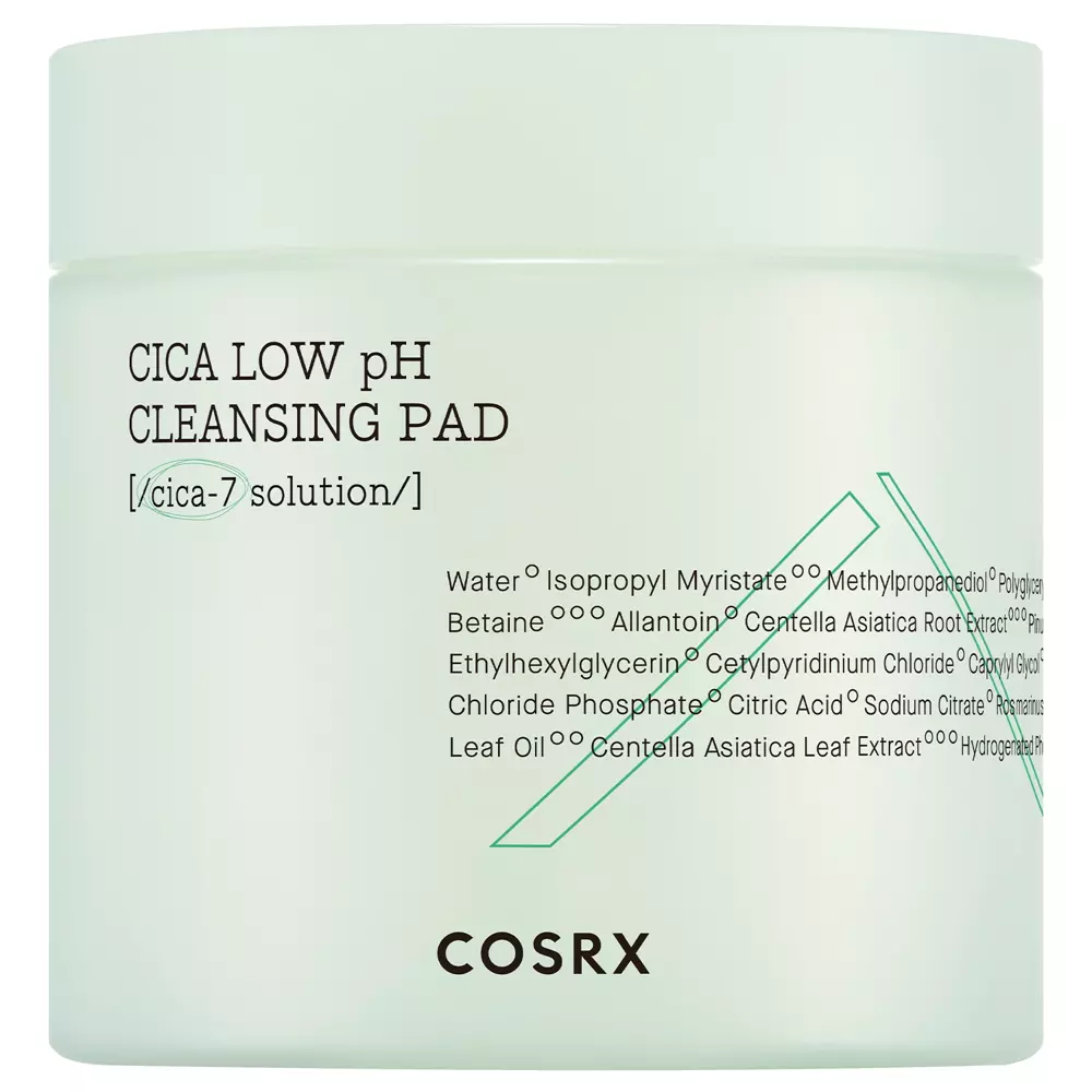 COSRX - Pure Fit Cica Low pH Cleansing Pad - Płatki Oczyszczające - 100szt.