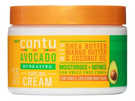 Cantu - Avocado - Hydrating Curling Cream - Nawilżający Krem do Fal i Loków - 340g