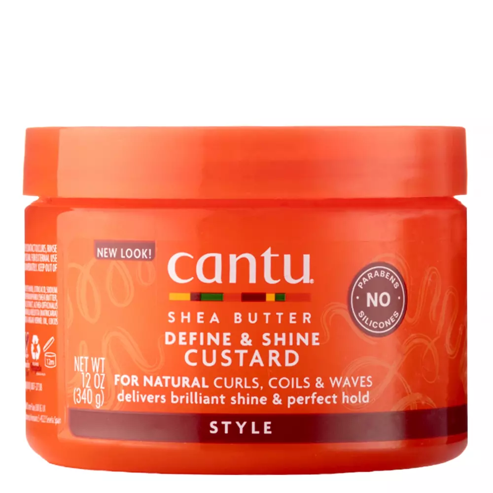 Cantu - Shea Butter - Define & Shine Custard - Krem Stylizujący do Zwiększenia Definicji Włosów - 340g