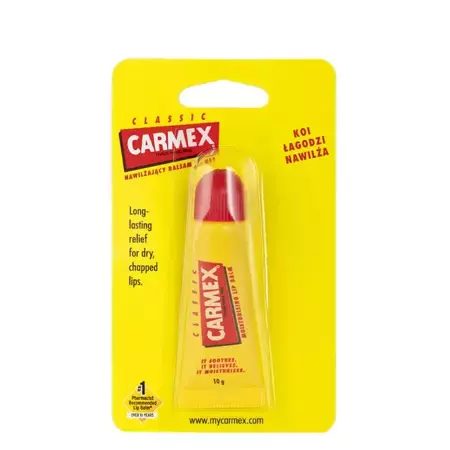 Carmex - Moisturizing Lip Balm - Nawilżający Balsam do Ust w Tubce - Classic - 10g