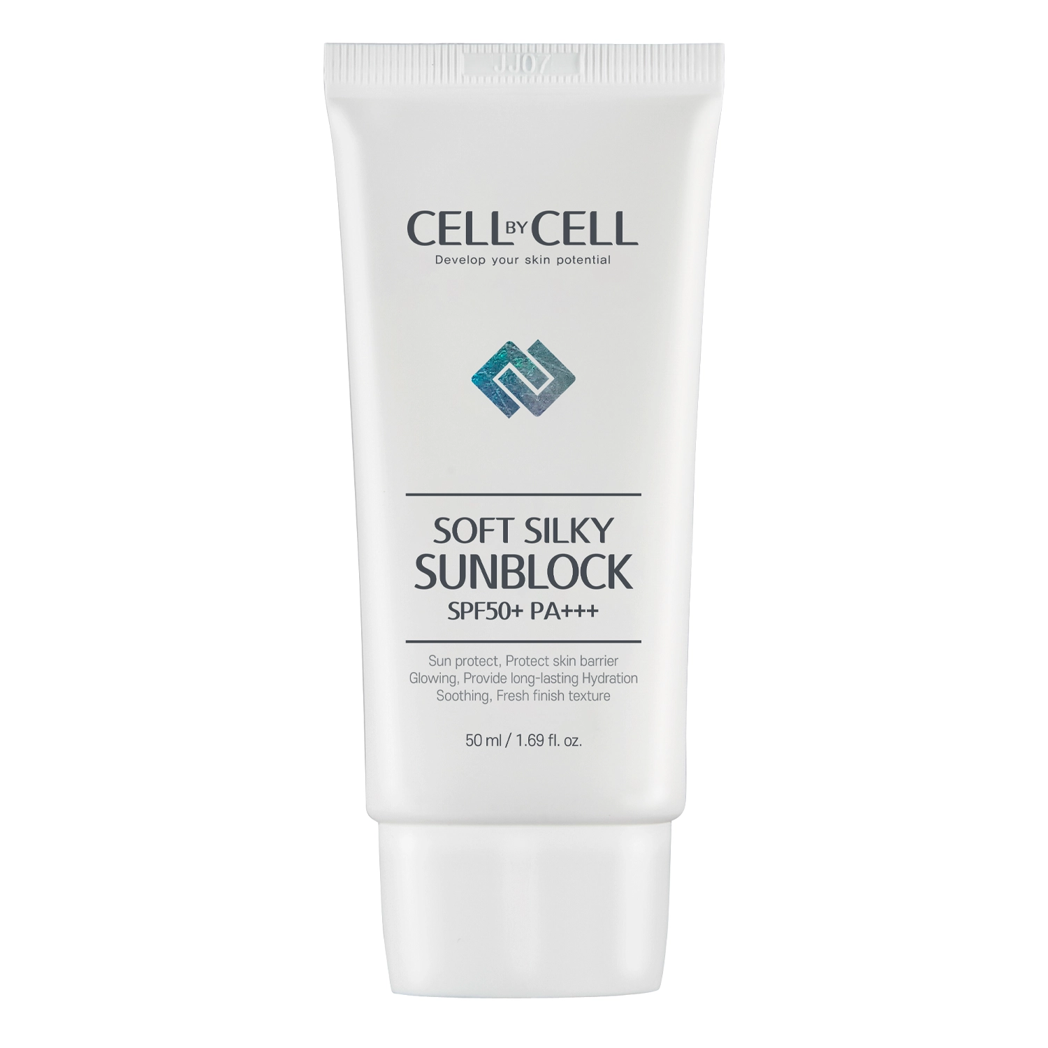 Cell by Cell - Soft Silky Sun Block SPF50+/PA+++ - Delikatny Krem Przeciwsłoneczny - 50ml