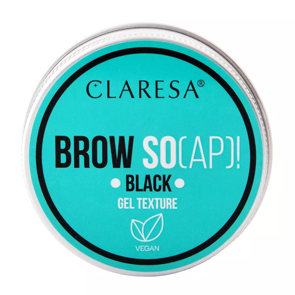 Claresa - BROW SO(AP)! - Mydło do Brwi - Black - 30ml