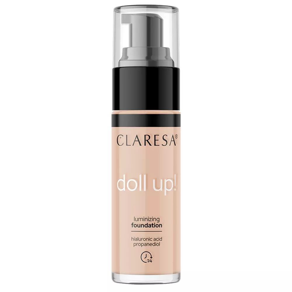 Claresa - Doll Up! - Podkład Rozświetlający - 06 Tan - 30ml