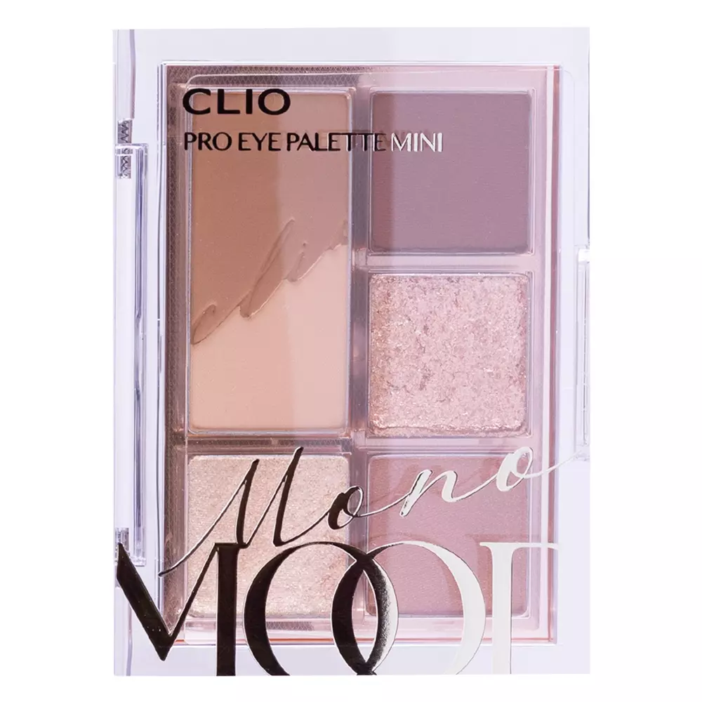 Clio - Pro Eye Palette Mini - Paleta do Makijażu Oczu - 01 Mono Mood - 7g