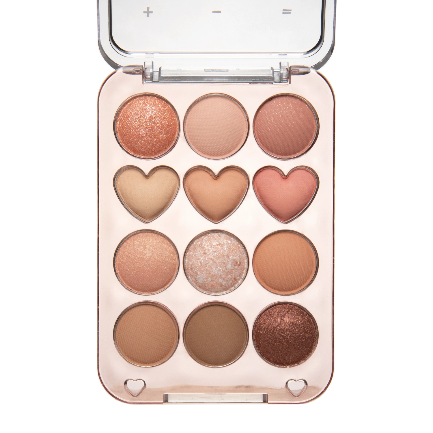 Colorgram - Pin Point Eyeshadow Palette - Paleta Cieni do Powiek - 01 Peach + Coral - 9,9g