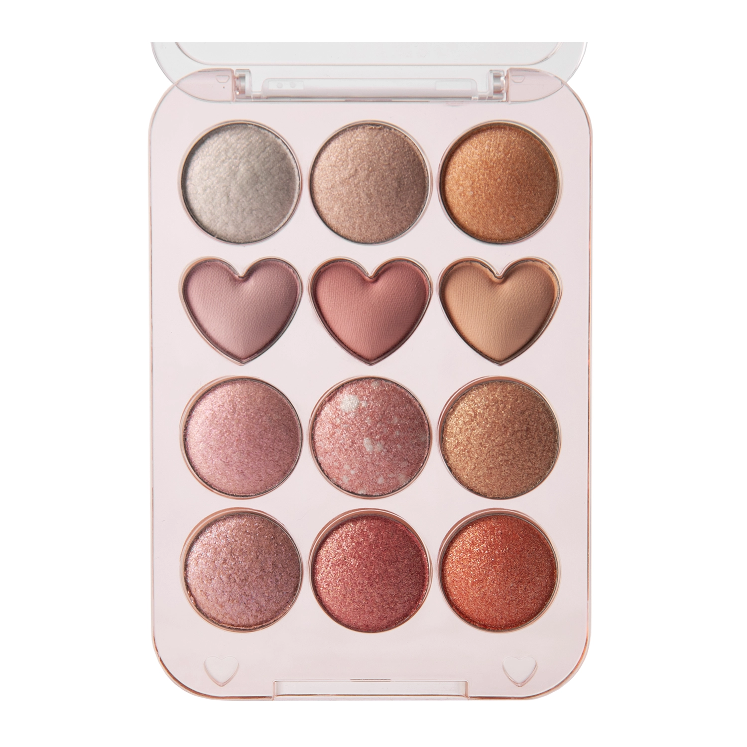 Colorgram - Pin Point Eyeshadow Palette - Paleta Cieni do Powiek - 04 Bright + Cool - 9,9g