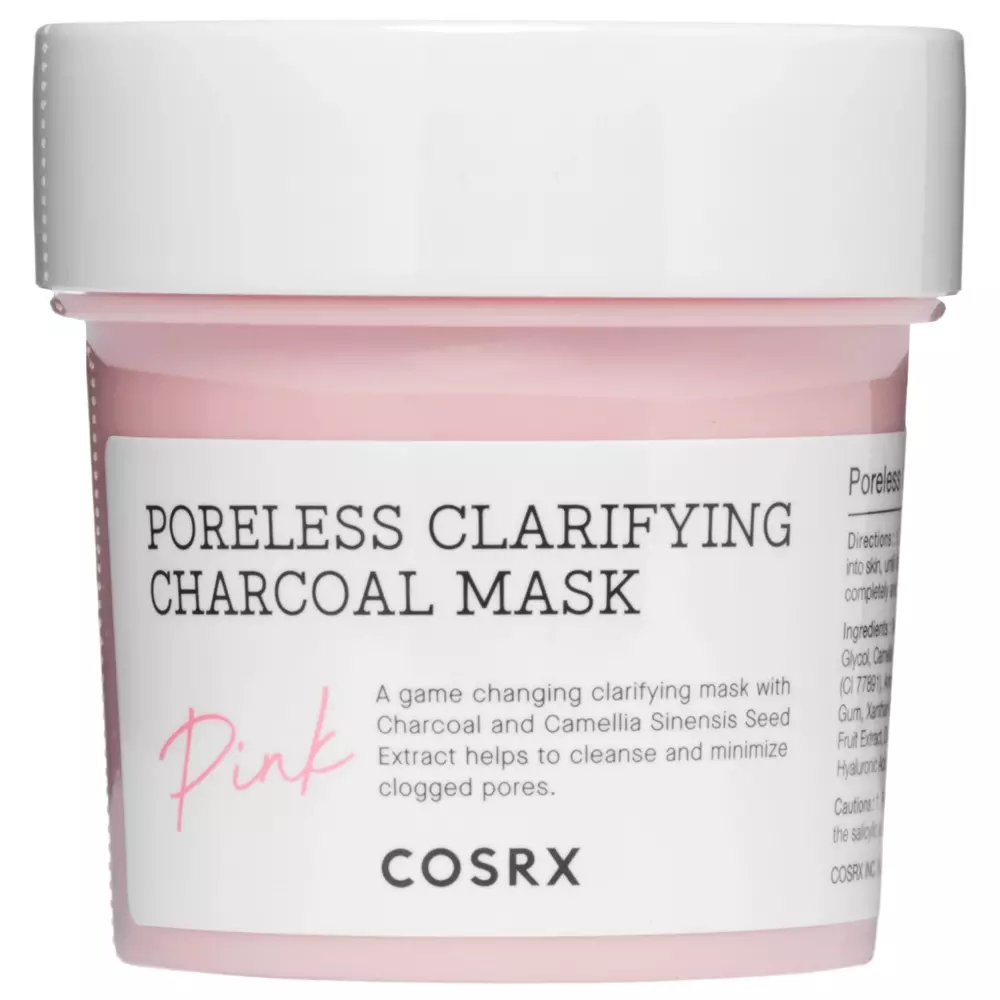 Cosrx - Poreless Clarifying Charcoal Mask - Oczyszczająca Maska ​​Węglowa Zwężająca Pory - 110g