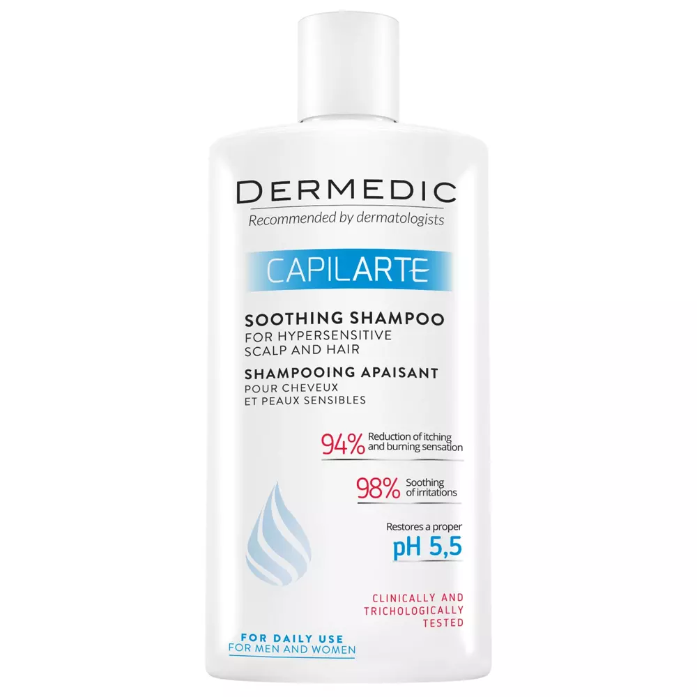Dermedic - Capilarte - Szampon Kojący do Włosów i Nadwrażliwej Skóry Głowy - 300ml