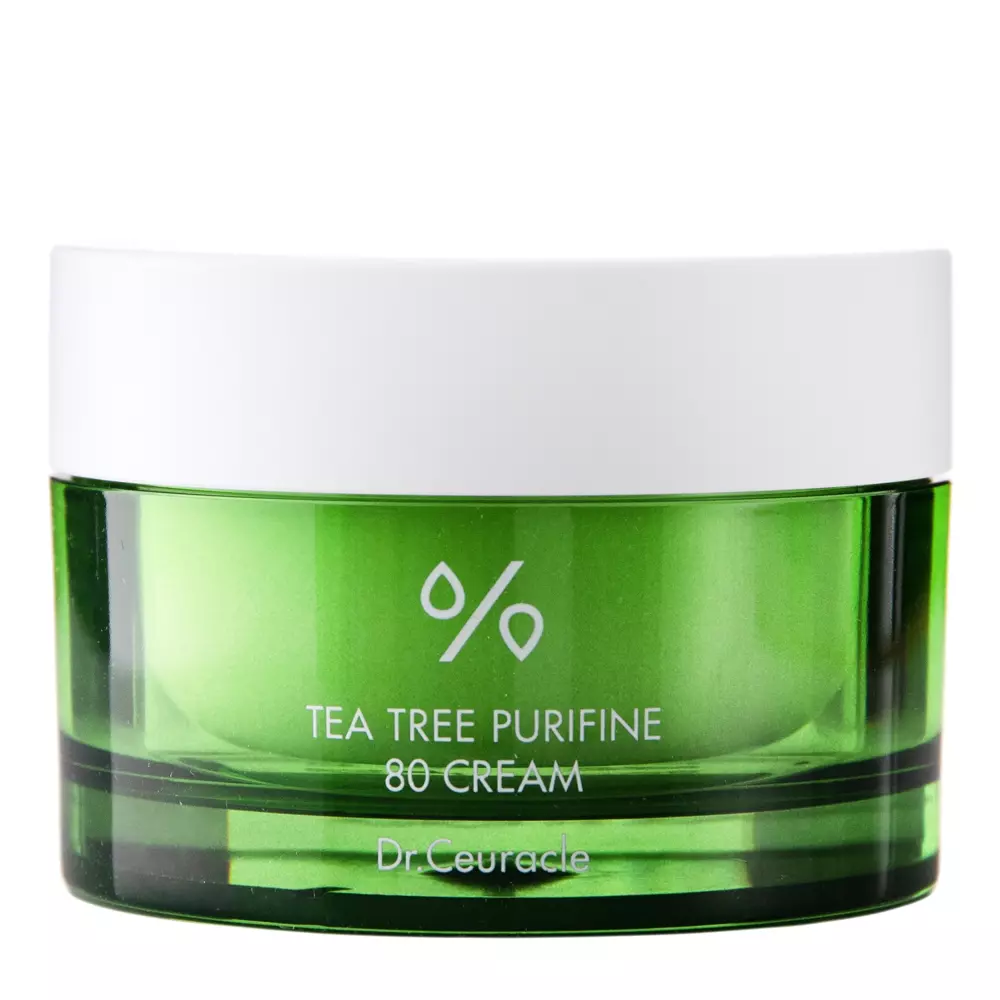 Dr.Ceuracle - Tea Tree Purifine Cream - Krem do Twarzy z 80% Ekstraktem z Drzewa Herbacianego - 50g