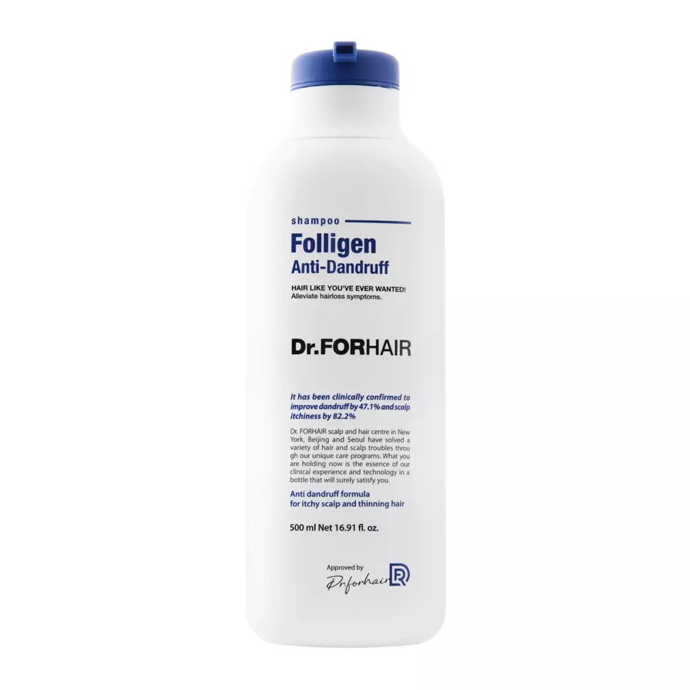 Dr.Forhair - Folligen Anti-Dandruff Shampoo - Wzmacniający Szampon Przeciwłupieżowy - 500ml