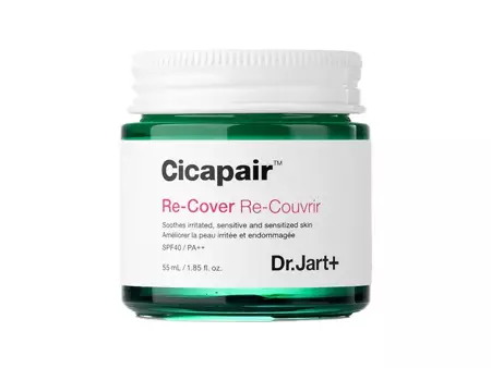 Dr.Jart + - Cicapair Re-Cover Cream SPF40/PA++ - Krem do Twarzy Korygujący Zaczerwienienia - 55ml