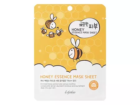 Esfolio - Pure Skin Honey Essence Mask Sheet - Miodowa Maska do Twarzy w Płachcie - 25ml