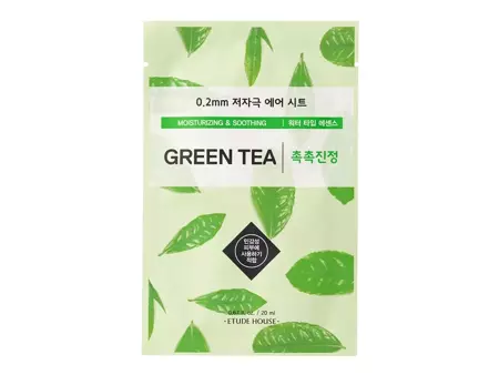 Etude House - 0.2mm Therapy Air Mask - Green Tea - Oczyszczająco-Wygładzająca Maska z Ekstraktem z Zielonej Herbaty - 20ml
