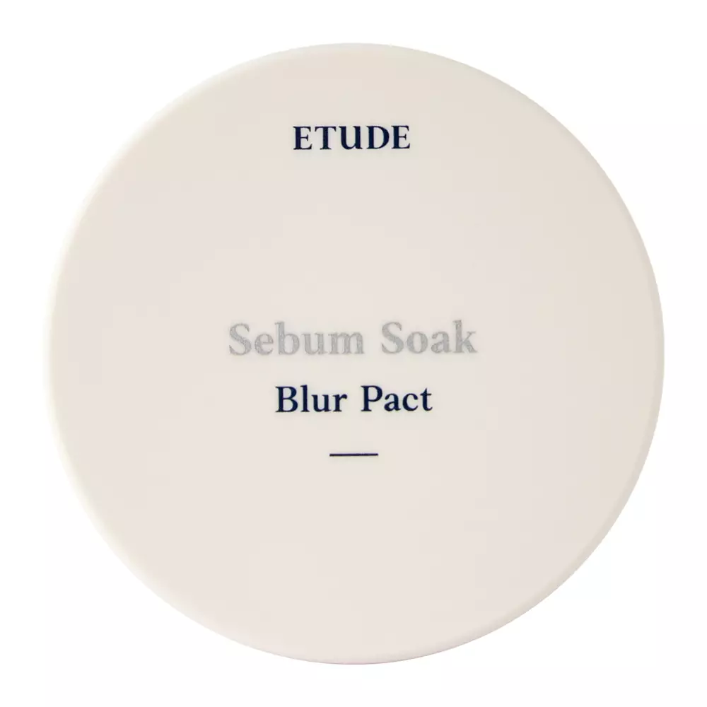 Etude House - Sebum Soak Blur Pact - Wygładzający Puder w Kamieniu - 9g