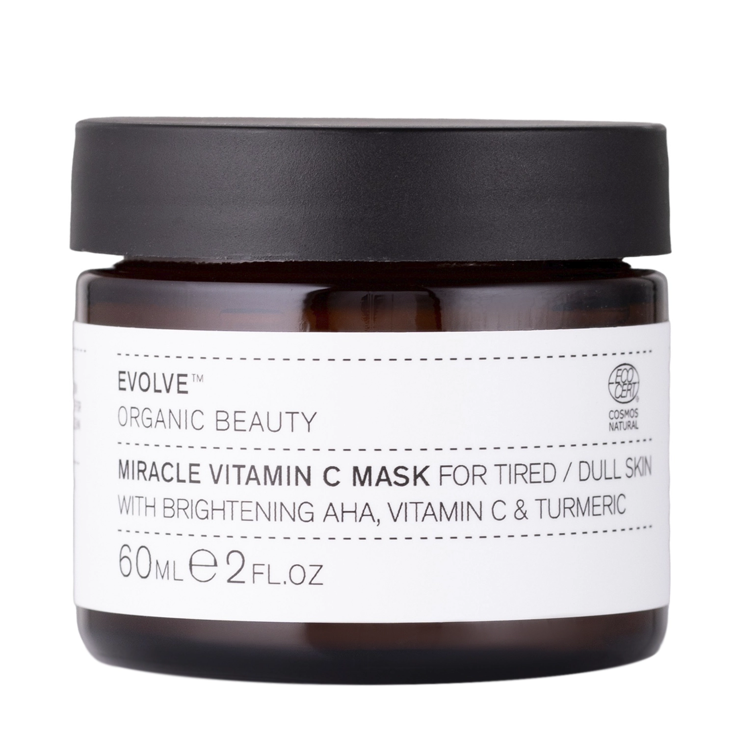 Evolve Organic Beauty - Miracle Vitamin C Mask - Rozświetlająca Maska do Twarzy z Witaminą C - 60ml