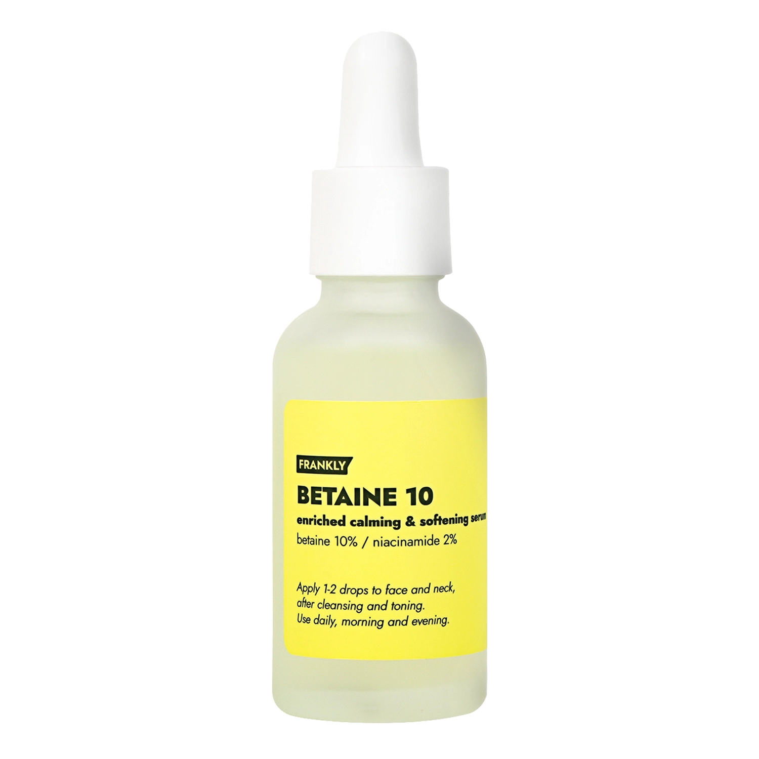 Frankly - Betaine 10% Serum - Nawilżająco-Łagodzące Serum do Twarzy - 30ml