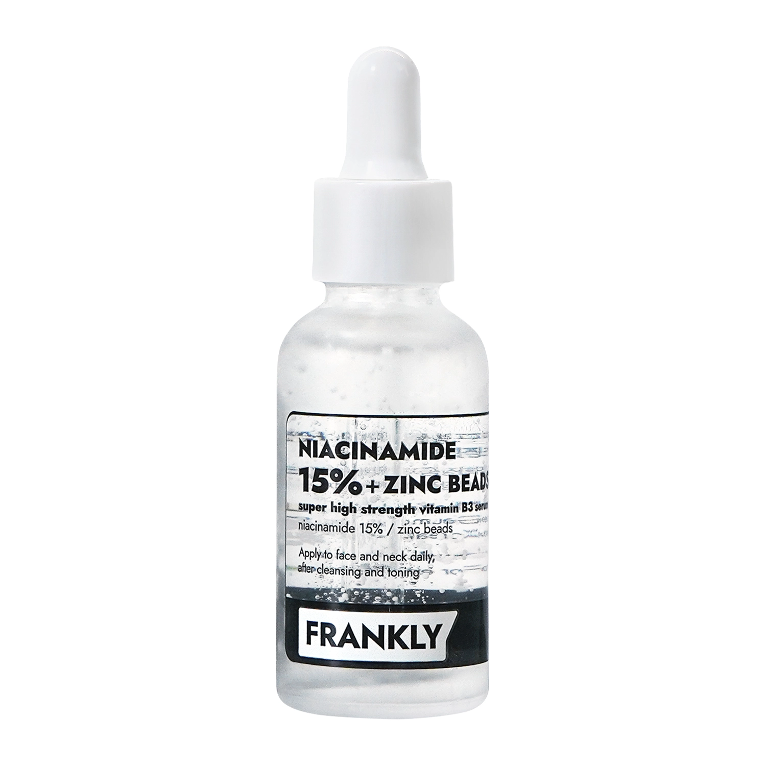 Frankly - Niacinamide 15% Zinc Beads Serum - Serum na Niedoskonałości z Niacynamidem 15% i Cynkiem - 30ml