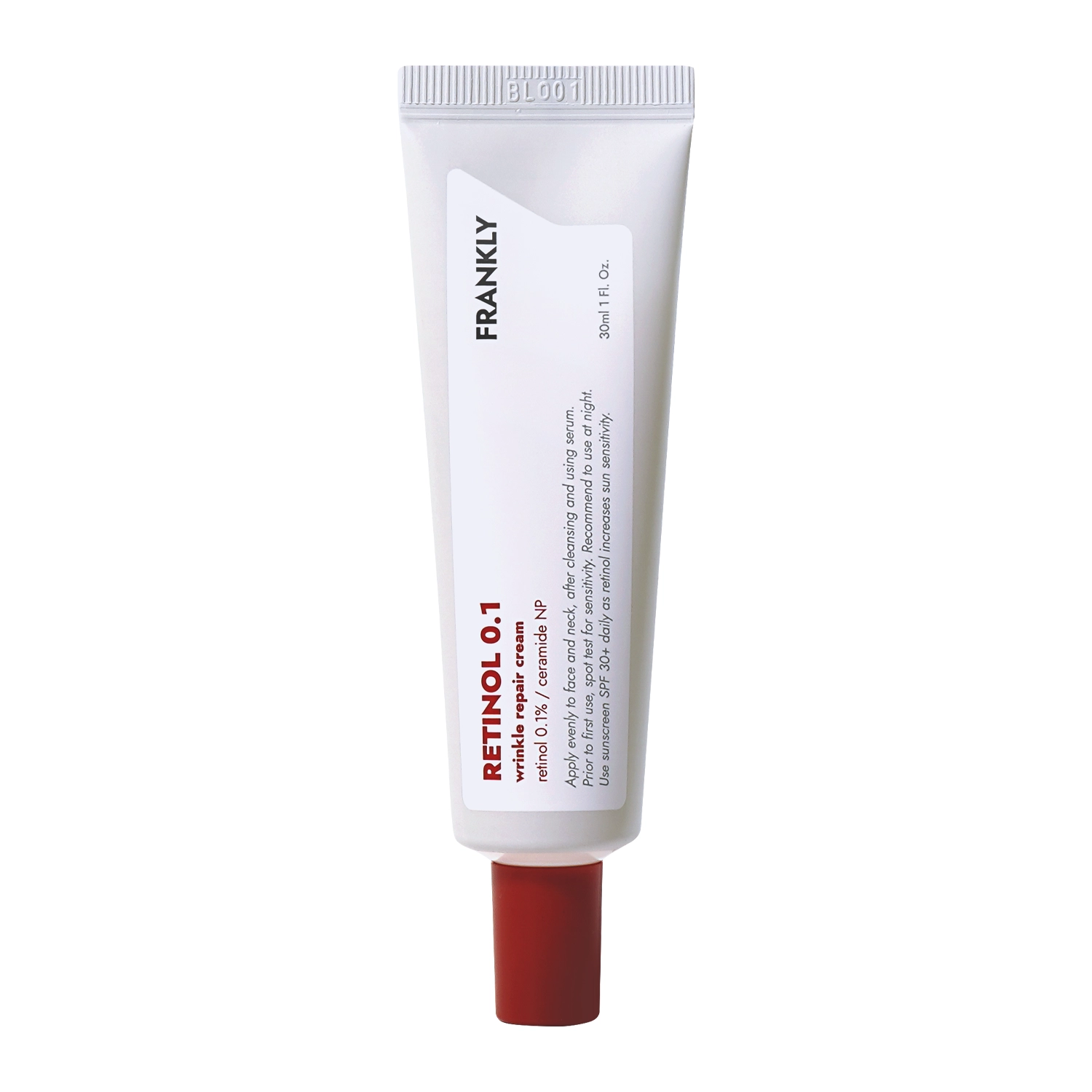 Frankly - Retinol 0.1% Cream - Przeciwzmarszczkowy Krem z Retinolem 0.1% - 30ml